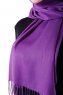 Demet - Hijab Pashmina Viola Scuro