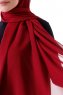 Hadise - Hijab Chiffon Bordò