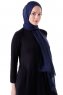 Hadise - Hijab Chiffon Blu Navy Scuro