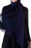 Hadise - Hijab Chiffon Blu Navy Scuro
