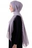 Hadise - Hijab Chiffon Grigio