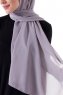 Hadise - Hijab Chiffon Grigio
