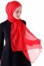 Hadise - Hijab Chiffon Lampone