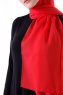 Hadise - Hijab Chiffon Lampone