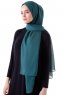 Hadise - Hijab Chiffon Verde Scuro