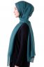 Hadise - Hijab Chiffon Verde Scuro