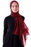 Hadise - Hijab Chiffon Bordeaux Scuro