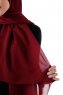 Hadise - Hijab Chiffon Bordeaux Scuro