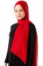 Hadise - Hijab Chiffon Rosso