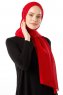Hadise - Hijab Chiffon Rosso
