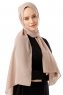 Hadise - Hijab Chiffon Beige Scuro
