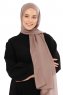 Esra - Hijab Chiffon Taupe Scuro