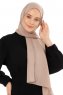Esra - Hijab Chiffon Taupe Chiaro