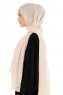 Esra - Hijab Chiffon Nude