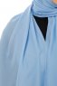 Esra - Hijab Chiffon Azzurro