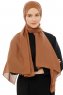 Esra - Hijab Chiffon Marrone Chiaro