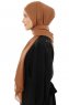 Esra - Hijab Chiffon Marrone Chiaro
