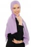 Esra - Hijab Chiffon Viola Chiaro