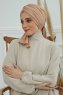 Amy - Turbante Di Cotone Sand