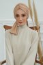 Amy - Turbante Di Cotone Sand