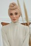 Amy - Turbante Di Cotone Sand