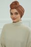 Amy - Turbante Di Cotone Caramel