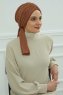 Amy - Turbante Di Cotone Caramel