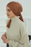 Amy - Turbante Di Cotone Caramel