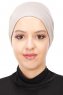 Stella - Turbante Di Cotone Taupe