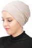 Stella - Turbante Di Cotone Taupe