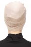 Stella - Turbante Di Cotone Taupe