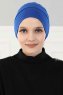 Stella - Turbante Di Cotone Blu