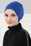 Stella - Turbante Di Cotone Blu