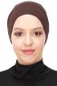 Stella - Turbante Di Cotone Marrone