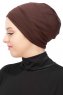 Stella - Turbante Di Cotone Marrone