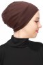 Stella - Turbante Di Cotone Marrone