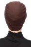 Stella - Turbante Di Cotone Marrone