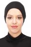 Stella - Turbante Di Cotone Nero