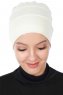 Stella - Turbante Di Cotone Creme
