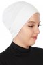 Stella - Turbante Di Cotone Bianca