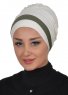 Elsa - Turbante Di Cotone Creme & Cachi