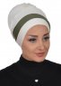 Elsa - Turbante Di Cotone Creme & Cachi