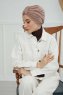 Laura - Turbante Di Cotone Taupe