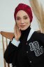Laura - Turbante Di Cotone Bordò