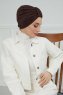 Laura - Turbante Di Cotone Marrone