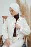 Laura - Turbante Di Cotone Creme