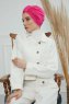Laura - Turbante Di Cotone Fucsia