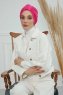 Laura - Turbante Di Cotone Fucsia