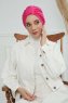 Laura - Turbante Di Cotone Fucsia