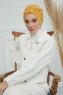 Laura - Turbante Di Cotone Mostarda